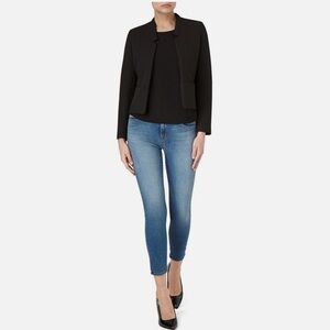J Brand indigo skinny capri jeans